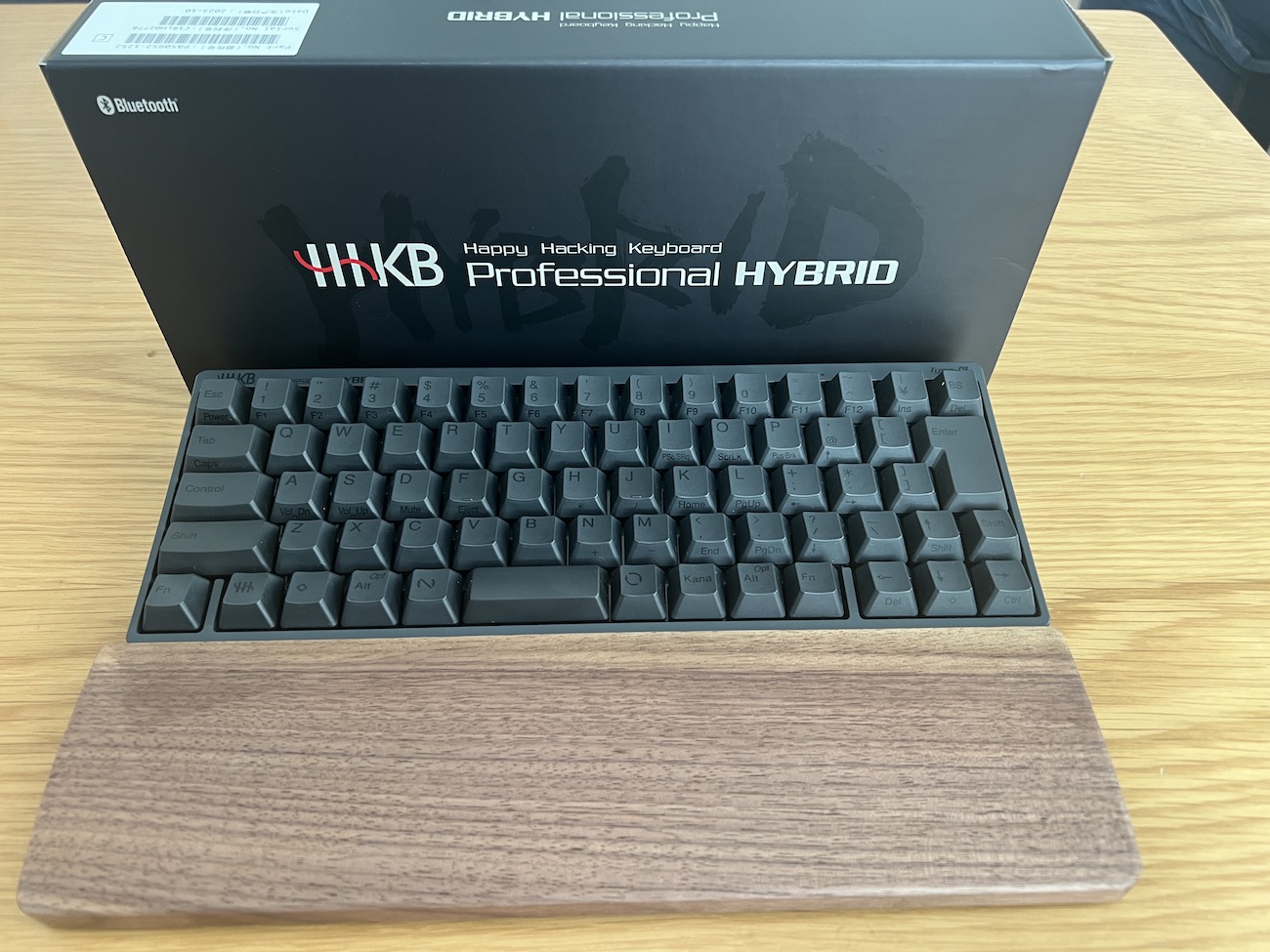 HHKB Professional HYBRID type-S 本革パームレスト HHKB Professional2 Type-S 白（英語配列） 特製パームレスト